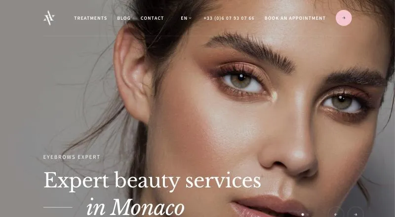 Startseite von ArmandiArt, Beauty-Studio in Monaco
