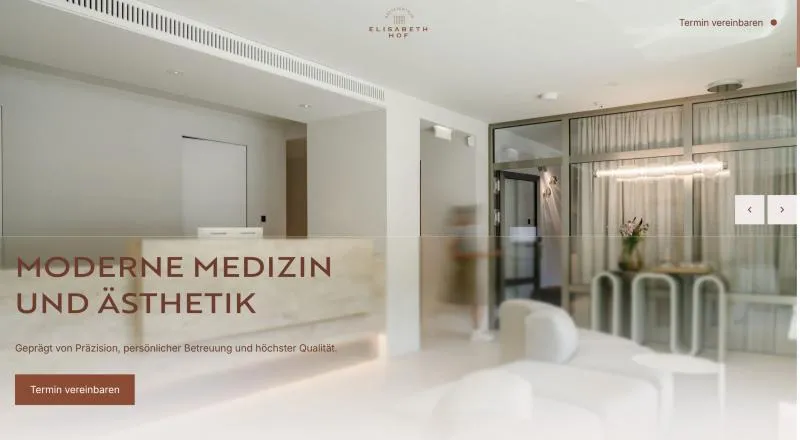 Startseite von Elisabethhof: Moderne Medizin und Ästhetik